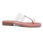 Load image into Gallery viewer, Padchin Women&#39;s Transparent Square Toe Flats | Comfortable Daily Wear Womens Flat Sandals
