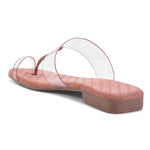 Load image into Gallery viewer, Padchin Women&#39;s Transparent Square Toe Flats | Comfortable Daily Wear Womens Flat Sandals
