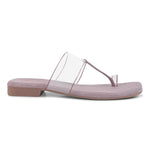 Load image into Gallery viewer, Padchin Women&#39;s Transparent Square Toe Flats | Comfortable Daily Wear Womens Flat Sandals
