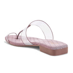 Load image into Gallery viewer, Padchin Women&#39;s Transparent Square Toe Flats | Comfortable Daily Wear Womens Flat Sandals
