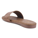 Load image into Gallery viewer, Padchin Women&#39;s Round Toe Flats | Soft Stylish Slip-On Open Toe Flats for Women
