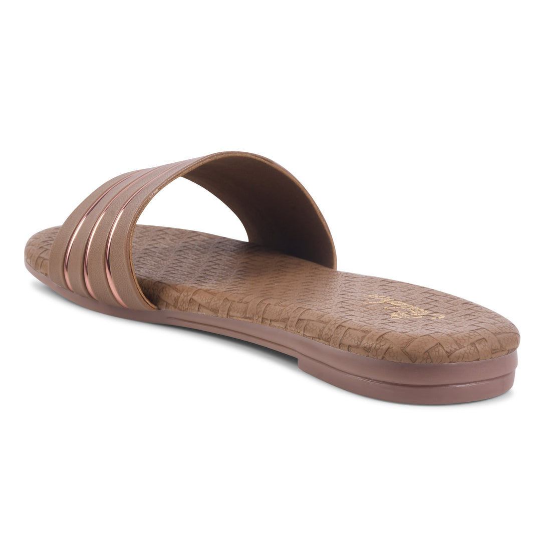 Padchin Women's Round Toe Flats | Soft Stylish Slip-On Open Toe Flats for Women