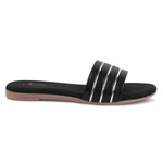 Load image into Gallery viewer, Padchin Women&#39;s Round Toe Flats | Soft Stylish Slip-On Open Toe Flats for Women
