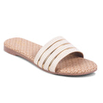 Load image into Gallery viewer, Padchin Women&#39;s Round Toe Flats | Soft Stylish Slip-On Open Toe Flats for Women
