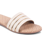 Load image into Gallery viewer, Padchin Women&#39;s Round Toe Flats | Soft Stylish Slip-On Open Toe Flats for Women
