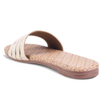 Load image into Gallery viewer, Padchin Women&#39;s Round Toe Flats | Soft Stylish Slip-On Open Toe Flats for Women
