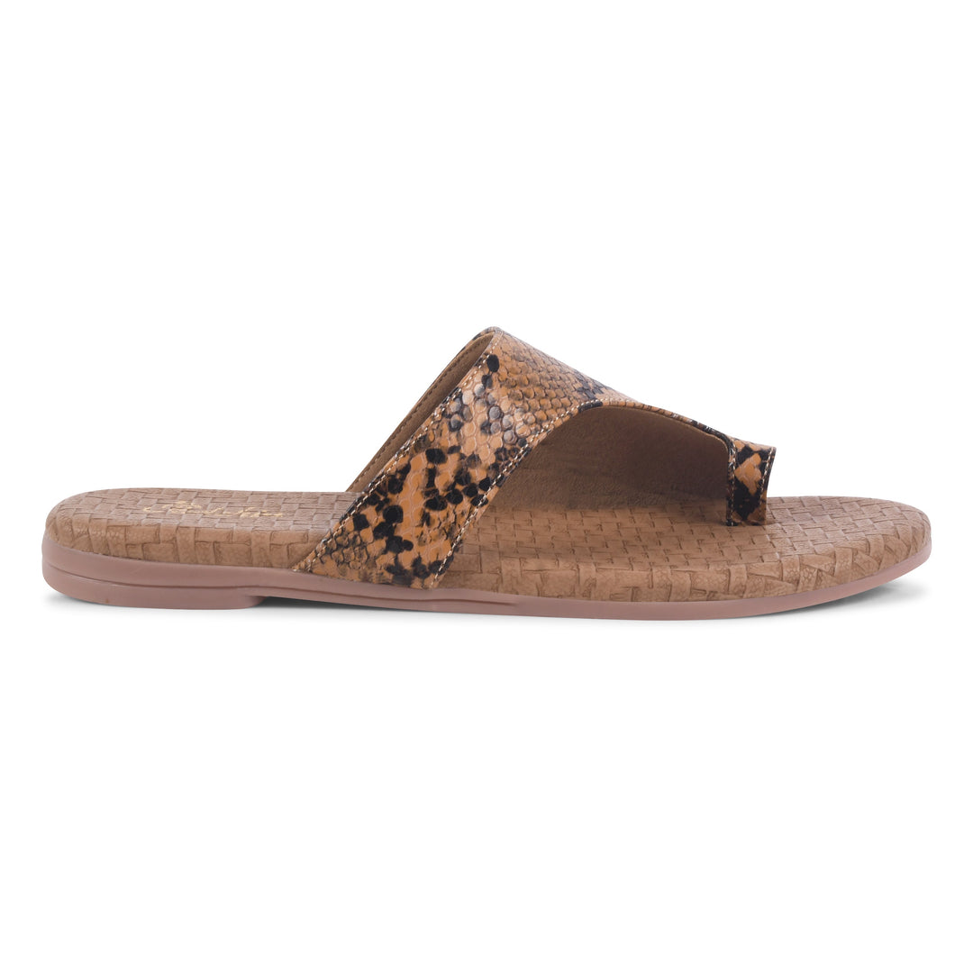 Padchin Women's Checked Detail Round Toe Flats | Womens Footwear for Casual Wear