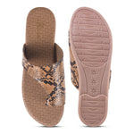 Load image into Gallery viewer, Padchin Women&#39;s Checked Detail Round Toe Flats | Womens Footwear for Casual Wear
