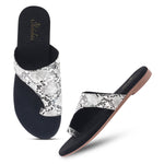 Load image into Gallery viewer, Padchin Women&#39;s Checked Detail Round Toe Flats | Womens Footwear for Casual Wear
