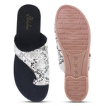 Load image into Gallery viewer, Padchin Women&#39;s Checked Detail Round Toe Flats | Womens Footwear for Casual Wear
