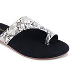 Load image into Gallery viewer, Padchin Women&#39;s Checked Detail Round Toe Flats | Womens Footwear for Casual Wear
