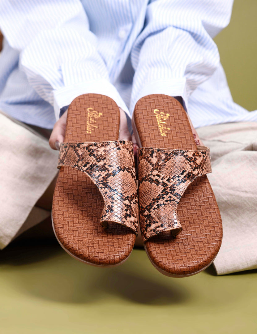 Padchin Women's Checked Detail Round Toe Flats | Womens Footwear for Casual Wear