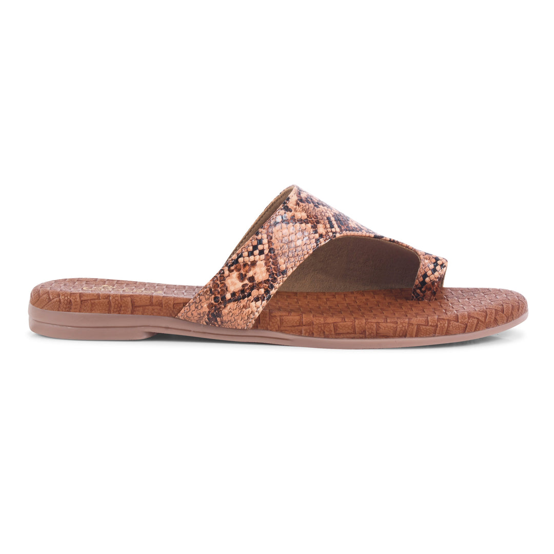 Padchin Women's Checked Detail Round Toe Flats | Womens Footwear for Casual Wear