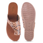 Load image into Gallery viewer, Padchin Women&#39;s Checked Detail Round Toe Flats | Womens Footwear for Casual Wear
