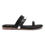 Load image into Gallery viewer, Padchin Women&#39;s Round Toe Flats | One Toe Casual Summer Footwear Slippers
