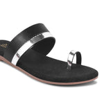 Load image into Gallery viewer, Padchin Women&#39;s Round Toe Flats | One Toe Casual Summer Footwear Slippers
