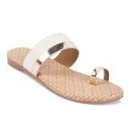 Load image into Gallery viewer, Padchin Women&#39;s Round Toe Flats | One Toe Casual Summer Footwear Slippers
