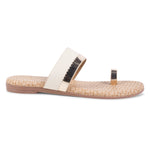 Load image into Gallery viewer, Padchin Women&#39;s Round Toe Flats | One Toe Casual Summer Footwear Slippers
