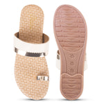 Load image into Gallery viewer, Padchin Women&#39;s Round Toe Flats | One Toe Casual Summer Footwear Slippers
