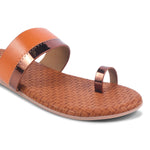 Load image into Gallery viewer, Padchin Women&#39;s Round Toe Flats | One Toe Casual Summer Footwear Slippers
