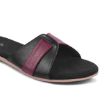 Load image into Gallery viewer, Padchin Women&#39;s Round Toe Flats | Soft Stylish Slip-On Sandals for Casual Wear
