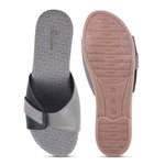 Load image into Gallery viewer, Padchin Women&#39;s Round Toe Flats | Soft Stylish Slip-On Sandals for Casual Wear
