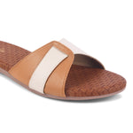 Load image into Gallery viewer, Padchin Women&#39;s Round Toe Flats | Soft Stylish Slip-On Sandals for Casual Wear
