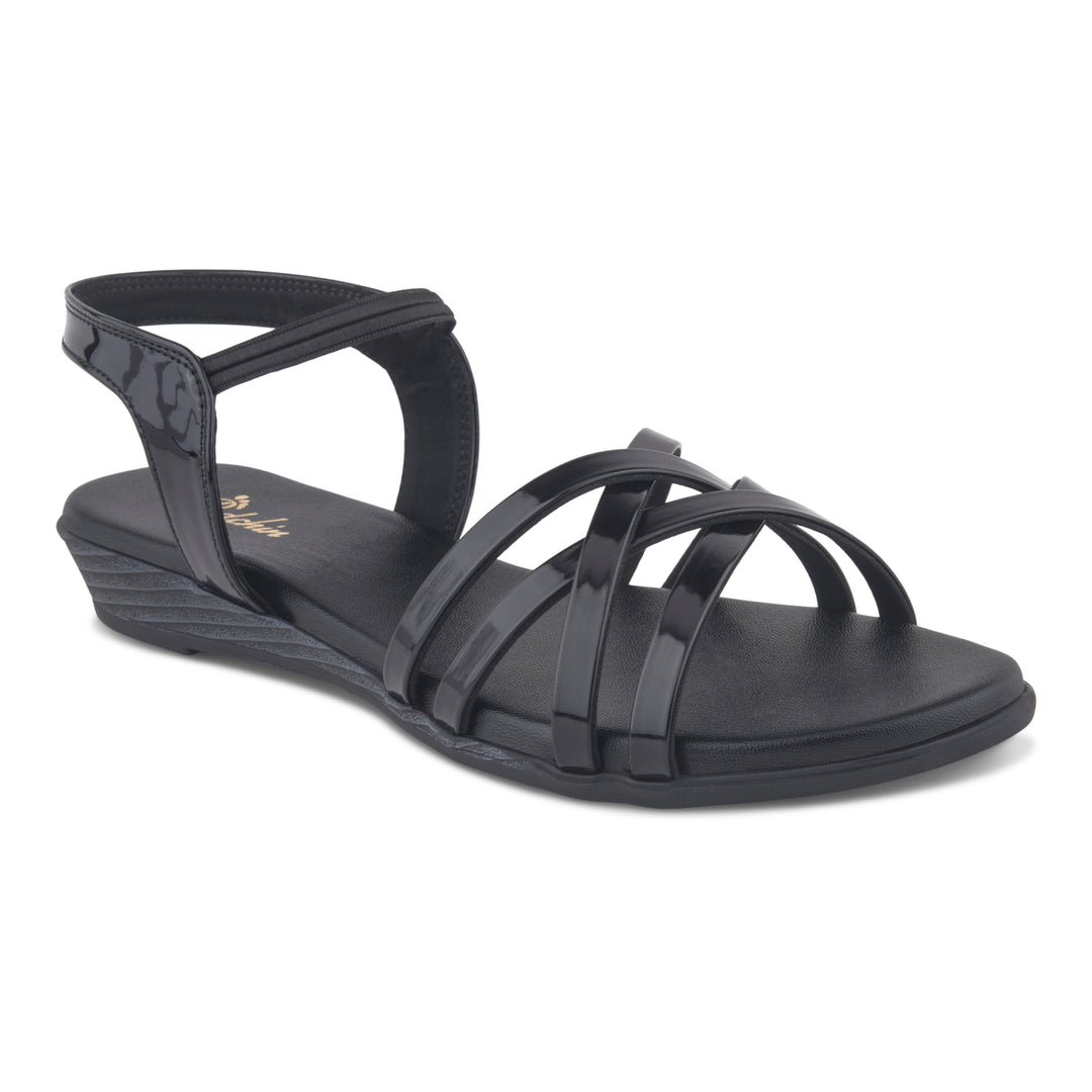 Women Cross Strap Flat Sandals