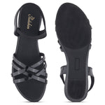 Load image into Gallery viewer, Women Cross Strap Flat Sandals