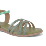 Load image into Gallery viewer, Women Cross Strap Flat Sandals