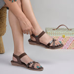 Load image into Gallery viewer, Women Comfort Flat Sandals