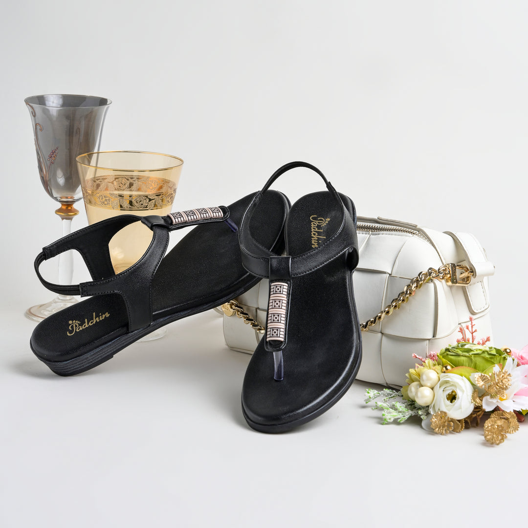 Women T Strap Flat Sandals