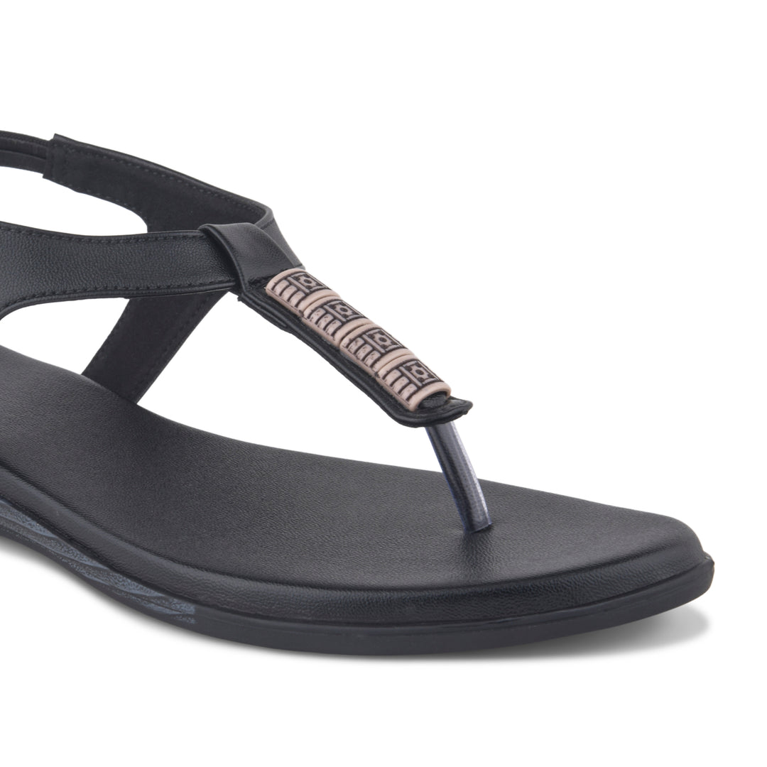 Women T Strap Flat Sandals