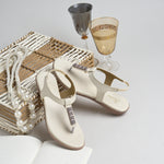 Load image into Gallery viewer, Women T Strap Flat Sandals