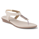 Load image into Gallery viewer, Women T Strap Flat Sandals
