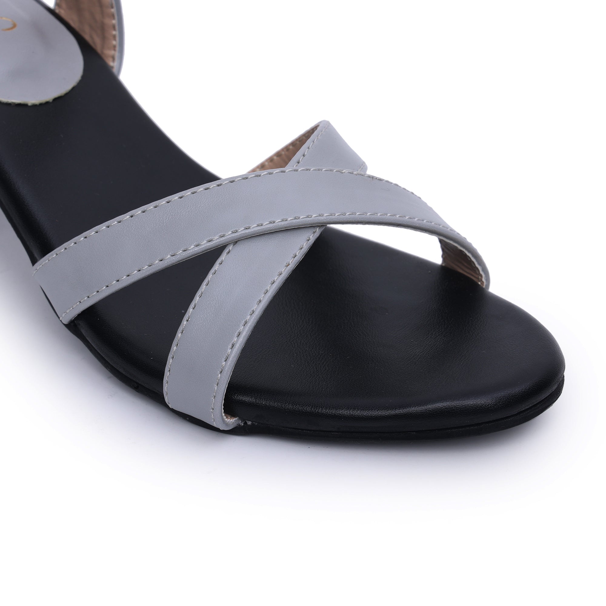 Buckle Strap Round Toe Block Heel