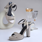 Load image into Gallery viewer, Women's Open Toe Ankle Strap Chunky Heels Sandals