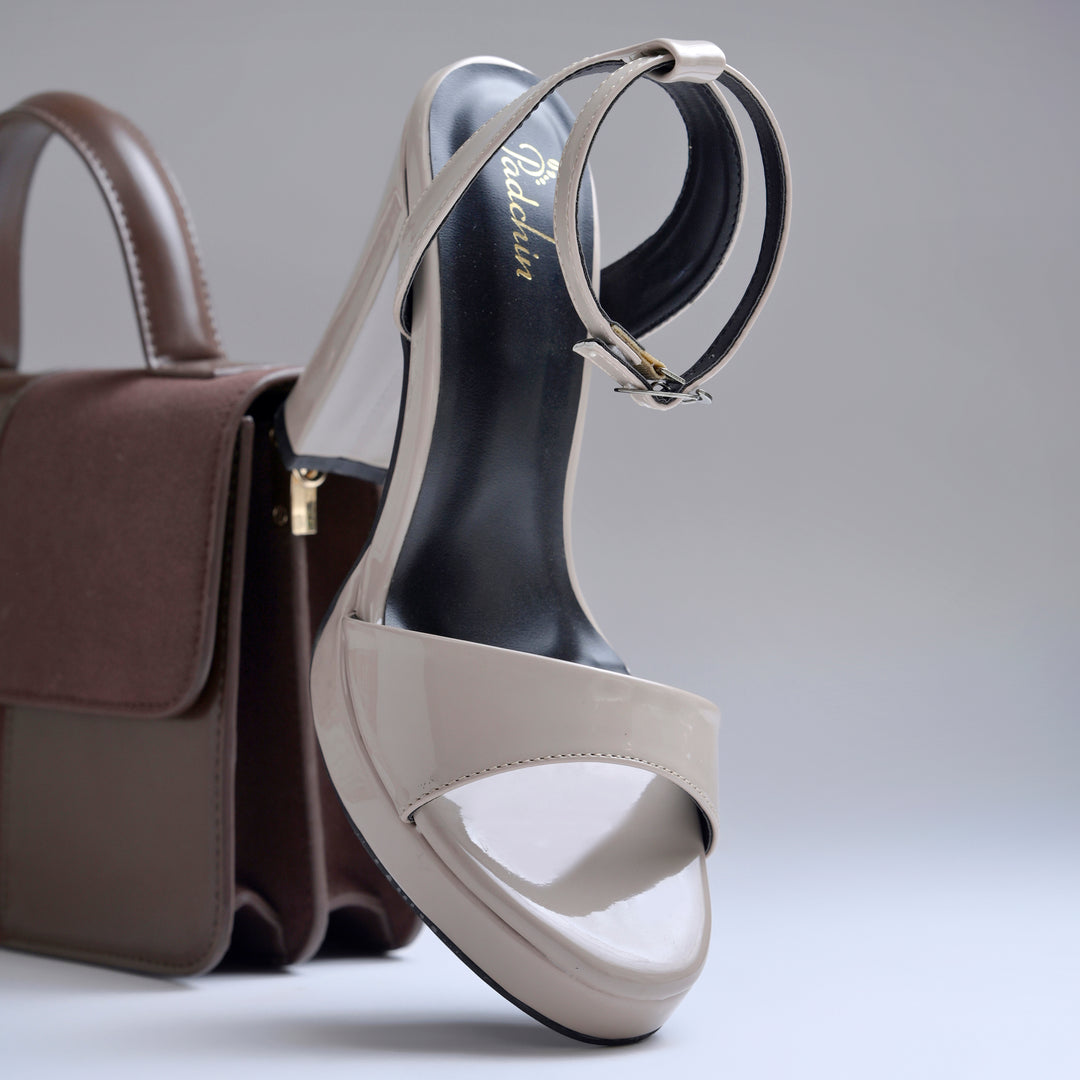 Women's Open Toe Ankle Strap Chunky Heels Sandals