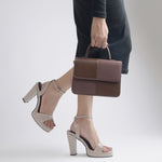 Load image into Gallery viewer, Women's Open Toe Ankle Strap Chunky Heels Sandals