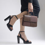 Load image into Gallery viewer, Women's Open Toe Ankle Strap Chunky Heels Sandals