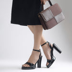Load image into Gallery viewer, Women's Open Toe Ankle Strap Chunky Heels Sandals
