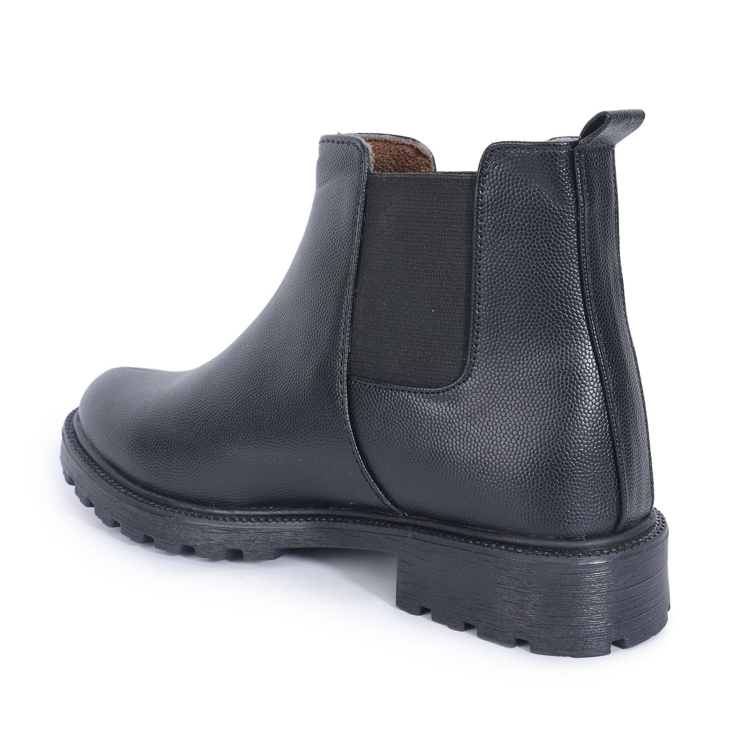 Block Heeled Chelsea Boots