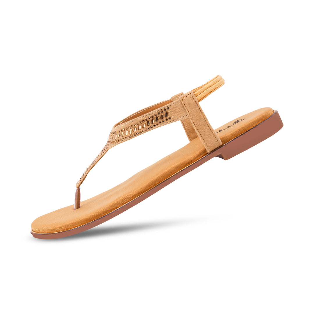 Padchin Women Flats Heel | Ladies Stylish Chappal, Embellished Slippers and Ethnic Fashion Sandals