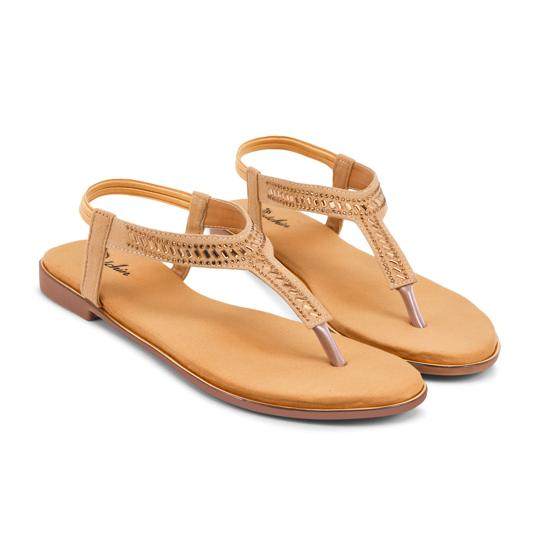 Padchin Women Flats Heel | Ladies Stylish Chappal, Embellished Slippers and Ethnic Fashion Sandals