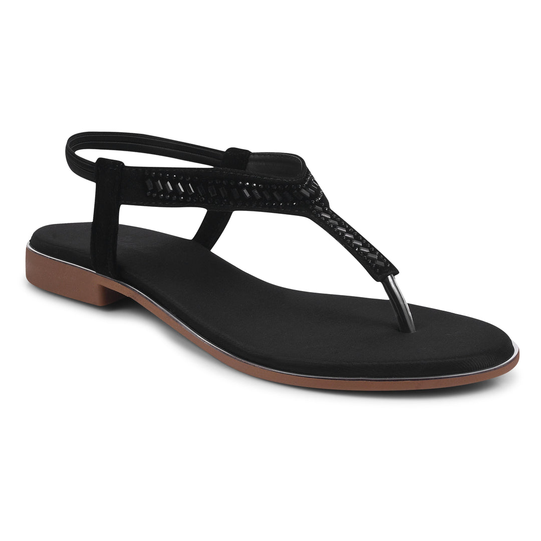 Padchin Women Flats Heel | Ladies Stylish Chappal, Embellished Slippers and Ethnic Fashion Sandals