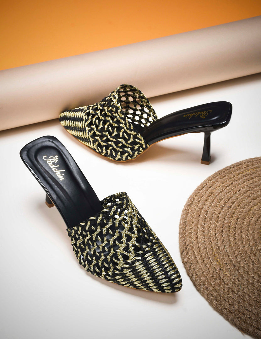 Padchin Women Slim Heel Mule Sandal Bellies | Fancy Trending and Comfortable ladies footwear