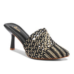 Load image into Gallery viewer, Padchin Women Slim Heel Mule Sandal Bellies | Fancy Trending and Comfortable ladies footwear
