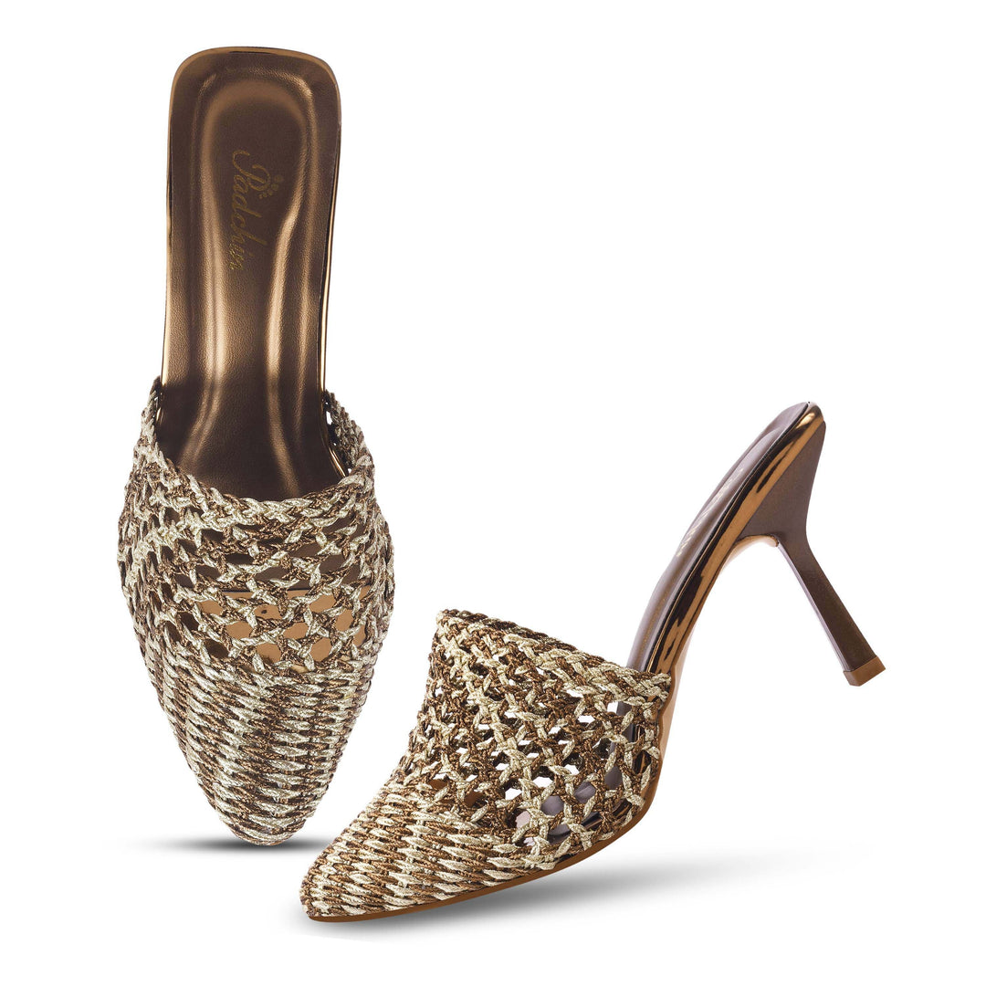 Padchin Women Slim Heel Mule Sandal Bellies | Fancy Trending and Comfortable ladies footwear