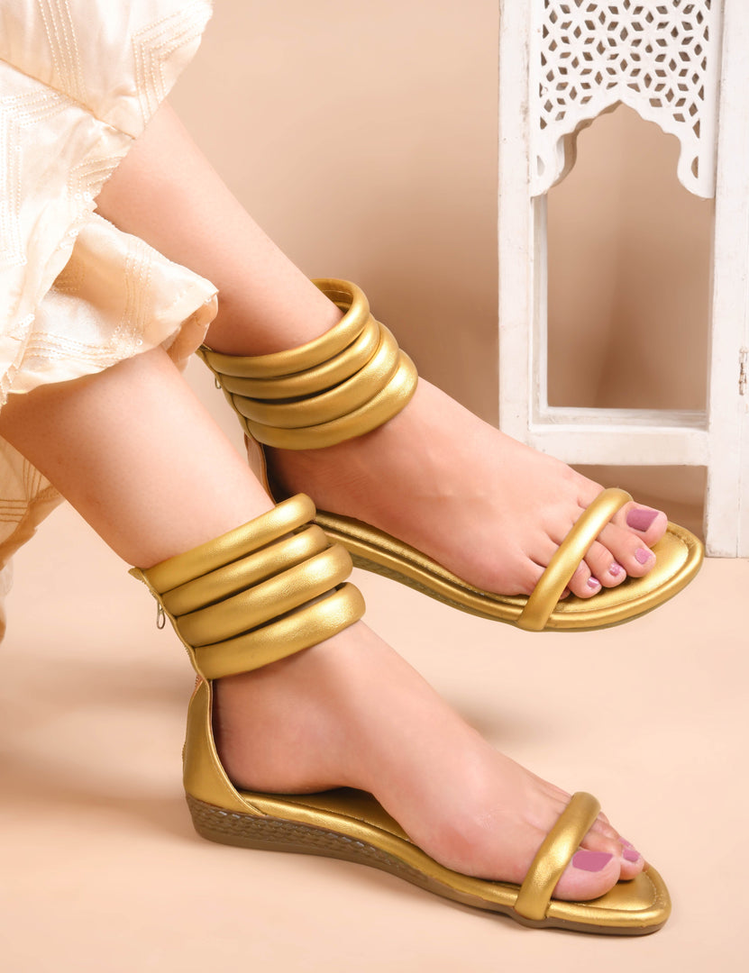 Padchin Women Flat Sandals Comfortable Gladiator flatform Stappy Heel ladies footwear