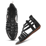 Load image into Gallery viewer, Padchin Women&#39;s Flat Gladiator Sandals | Comfortable Lightweight and Stylish Sandals

